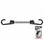 Spanngummi mit PVC-Haken Bungee Cord Hook 2 Stück x 40 cm,2