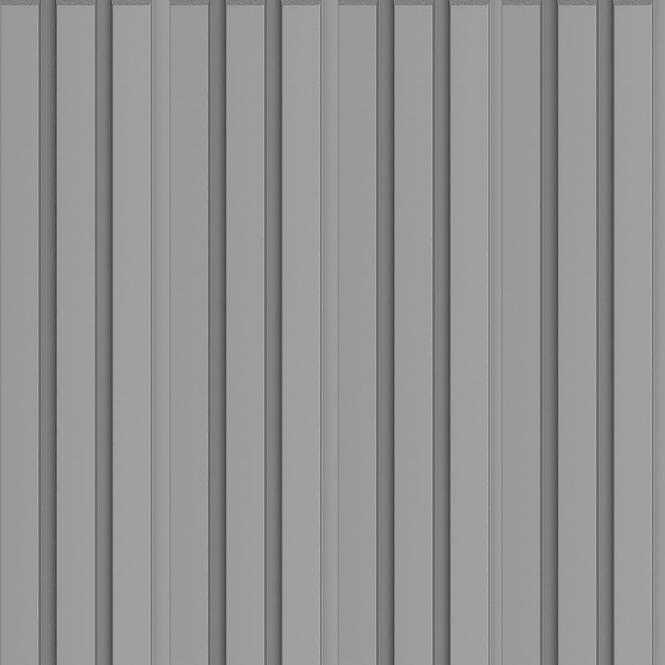 Lamellen Panel M-LINE Grau 12x122x2650mm