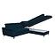 Ecksofa Lugano 2F-OTM/BK Monolith 77 P,4
