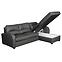 Ecksofa Tilo 2F–REC/BK Matt Velvet 97 P,3