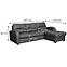 Ecksofa Tilo 2F–REC/BK Matt Velvet 97 P,5