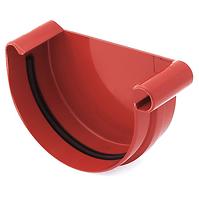 Rinnenendstück rechts 150 mm Bryza Rot