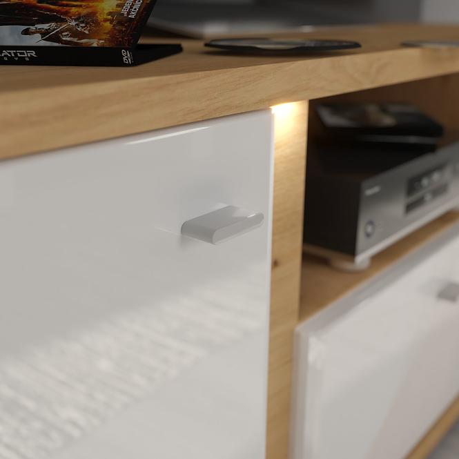 Kommode Avila 2D4S AILK01 weiß/eiche artisan