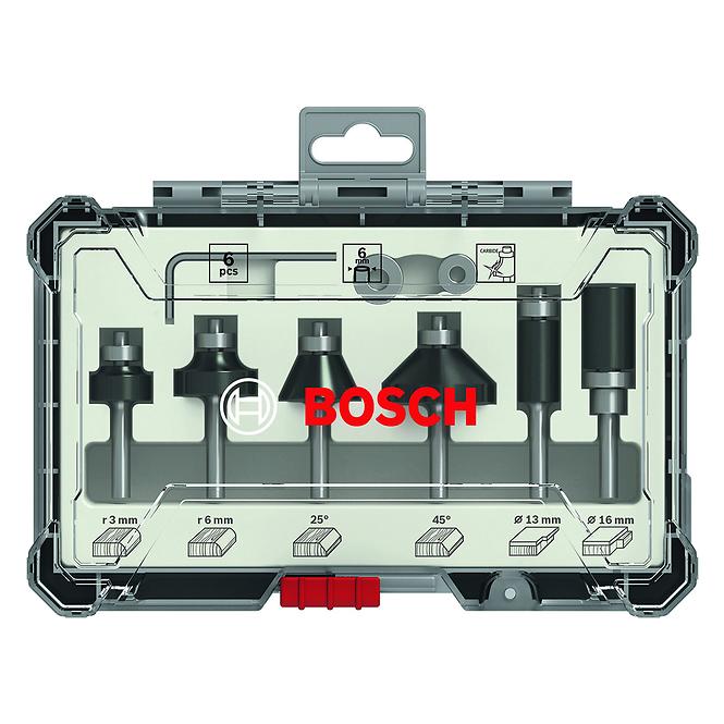 Fräser-Set mit 6 mm-Spindel Trim&Edging 6 Stk.