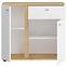 Kommode Avila 2D1S AILK02 weiß/eiche artisan,3