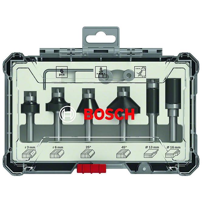 Fräser-Set mit 8 mm-Spindel Trim&Edging 6 Stk.