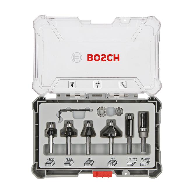 Fräser-Set mit 8 mm-Spindel Trim&Edging 6 Stk.
