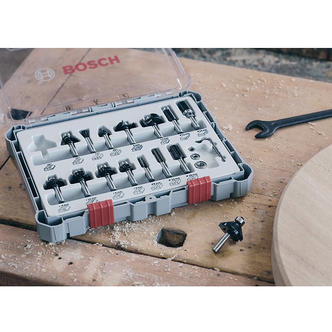 Fräser-Set mit 8 mm-Spindel Trim&Edging 6 Stk.