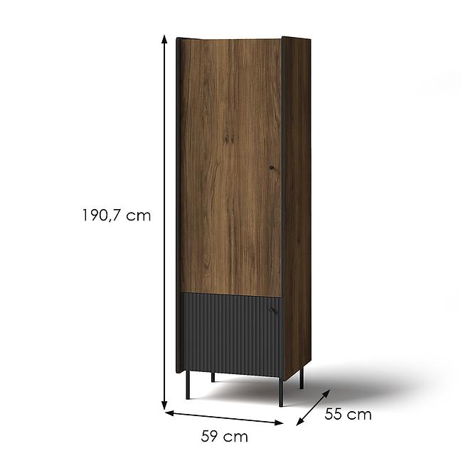 36DB+SYS PRESTIGO ŠATNÍ SKŘÍŇ P2 2D OŘECH VÁLKA/SAN SEB/ČERN,2