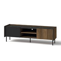 36DB+SYS PRESTIGO TV SKŘÍŇKA P7 2D OŘECH VÁLKA/SAN SEB/BLACK