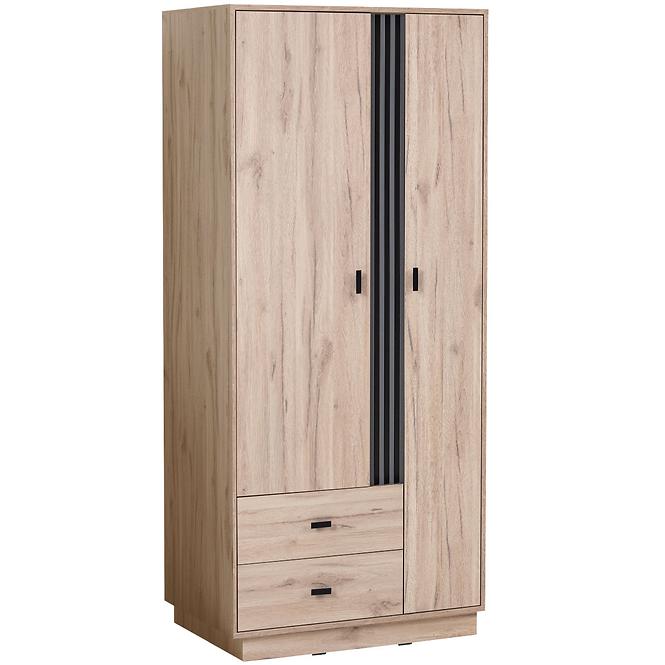 Schrank Allmo AL1 eiche estana helle/anthrazit
