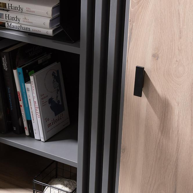 Schrank Allmo AL1 eiche estana helle/anthrazit,3
