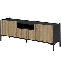 TV tisch Lando 4 schwarz/eiche artisan