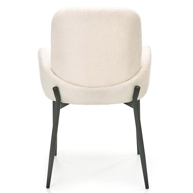 36HG+ŽIDLE K477 TKANINA BOUCLE/KOV BÉŽOVÝ 58X58X89