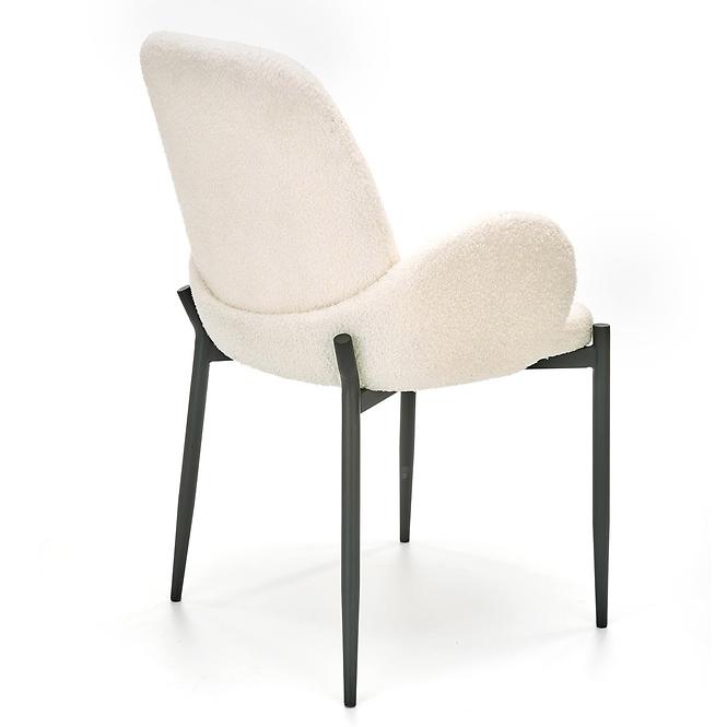 36HG+ŽIDLE K477 TKANINA BOUCLE/KOV BÉŽOVÝ 58X58X89