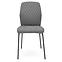 Stuhl K461 Stoff/Metall Grau 46x56x92,2