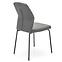 Stuhl K461 Stoff/Metall Grau 46x56x92,5