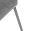 Stuhl K461 Stoff/Metall Grau 46x56x92,8
