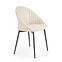 Stuhl K357 Stoff/Metall Beige 53x50x80