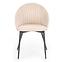 Stuhl K357 Stoff/Metall Beige 53x50x80,2