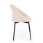 Stuhl K357 Stoff/Metall Beige 53x50x80,3
