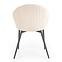 Stuhl K357 Stoff/Metall Beige 53x50x80,5