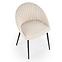 Stuhl K357 Stoff/Metall Beige 53x50x80,6