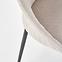 Stuhl K357 Stoff/Metall Beige 53x50x80,8