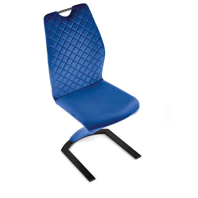 Stuhl K442 Stoff/Metall Dunkel Blau 46x61x102