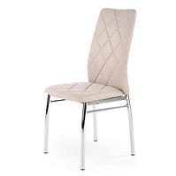 Stuhl K309 Stoff/Metall Hell Beige 43x57x97