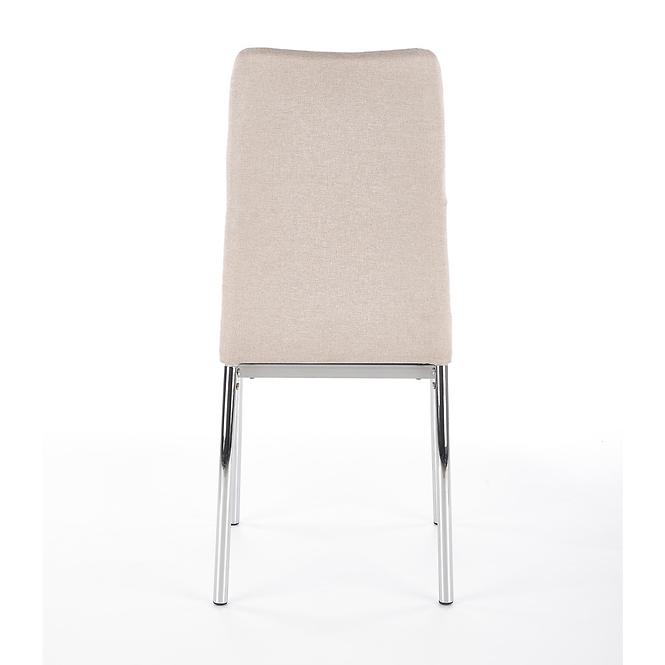 Stuhl K309 Stoff/Metall Hell Beige 43x57x97