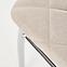 Stuhl K309 Stoff/Metall Hell Beige 43x57x97,9
