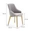 Stuhl Toledo 2 Holz/Samt Eiche/solo 265 57x56x86,9