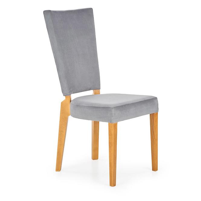 Stuhl Rois Holz/Samt Eiche/Granada 2725 43x58x94