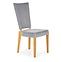 Stuhl Rois Holz/Samt Eiche/Granada 2725 43x58x94
