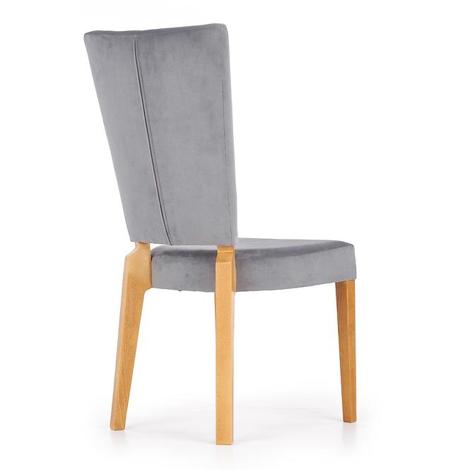 Stuhl Rois Holz/Samt Eiche/Granada 2725 43x58x94