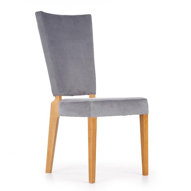 Stuhl Rois Holz/Samt Eiche/Granada 2725 43x58x94