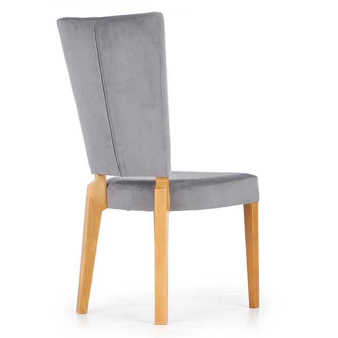 Stuhl Rois Holz/Samt Eiche/Granada 2725 43x58x94