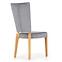 Stuhl Rois Holz/Samt Eiche/Granada 2725 43x58x94,7