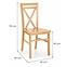 Stuhl Dariusz 2 Holz/MDF Eiche Honig 45x49x90,2
