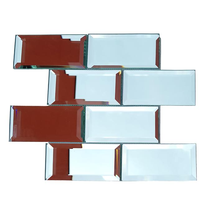 Mosaik Metro Big Mirror Silver 29,8/29,8