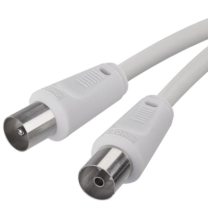 Abgeschirmtes Antennen-Koaxialkabel 2,5 m – gerade Stecker