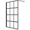 Duschwand WALK-IN Metro 100x195 schwarz
