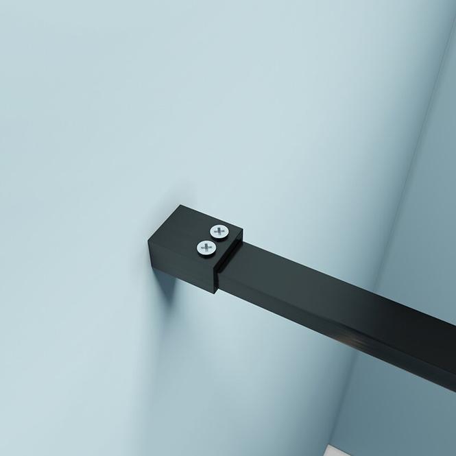 Duschwand WALK-IN Metro 100x195 schwarz