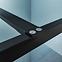 Duschwand WALK-IN Metro 100x195 schwarz,5