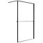 Duschwand WALK-IN Rest 100x195 schwarz