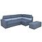 Ecksofa Kenya P Solid 99 + Solid 89,2