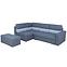 Ecksofa Kenya L Solid 99 + Solid 89,2