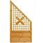 Zaun Bornholm 89x179/89 cm mit Gitter