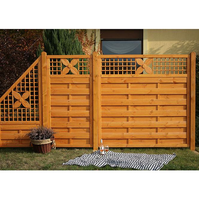 Zaun Bornholm 89x179/89 cm mit Gitter